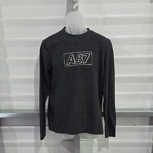 Aeropostale Black Long Sleeve Tee A87‎ Design